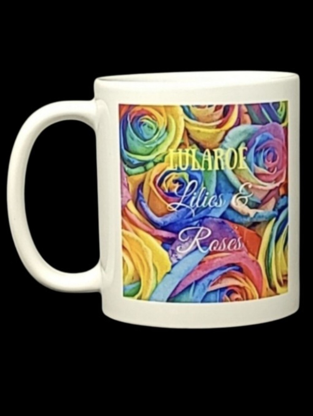 LULAROE LILICS & ROSES COFFEE MUG ORCA COATINGS